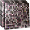 XUANINY 10-Sheet Peel and Stick Backsplash Tiles for Kitchen, Bathroom, Fireplace, Self Adhesive Metal Aluminum Mosaic