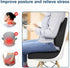 Tailbone Memory Foam Cusion, Relief Pressure Seat Cusion for Office Chairs & Car Seat, Ergonomic Design Seat Cusion