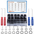 BUSY-CORNER 1299 Pieces O-Ring Kit with 4 PCS O Ring Pick & Installation Tools, 30 Metric Sizes Nitrile Rubber