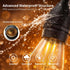 12Ft Commercial 11W S14 Bulbs Waterproof Outdoor String Lights - Grade Patio Lights Heavy Duty Light String Hanging