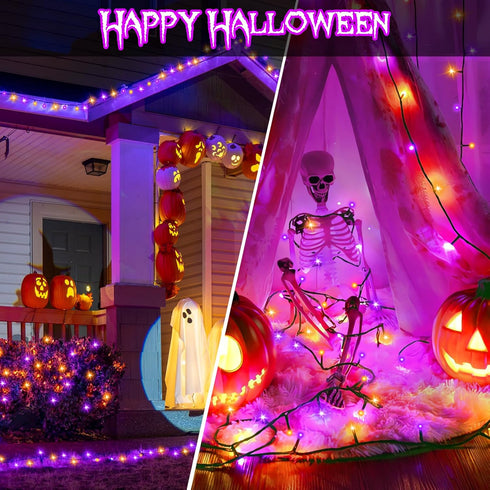 echosari Smart String Lights, 100 LED 33Ft RGB Fairy Lights with Remote & App Control, Music Sync for Christmas Trees