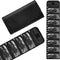 Money Organizer Wallet for Cash with 8 Zippered Pockets, Multipack Cash Bill Organizer Envelope for Budgeting - Black