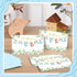 libfrnt 50 Pack 4 6 Inch Baby Shower Thank You Cards with Envelopes Stickers Boy Baby Shower Greeting Cards Blue Baby