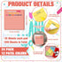 Yinder 24 Pcs Inspirational Sticky Notes, Cute Motivational Note Pad for Coworkers, Office Supplies 3 x 3''
