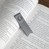 Metal Bookmark - Stylish Teacher Gift, Unique Light & Durable Reward Bookmark with SuperGrip U-Shape Design (Black)