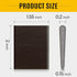 Zonon 16 Pieces Door Corner Seal Weatherstripping, Adhesive Draft Stopper Pads for Exterior Door Frame