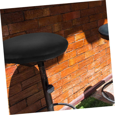 Healifty PU Bar Stool Surface Replacement Round Foam Seat Cover for Bar Stools Waterproof and Easy to Clean
