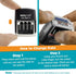 MaxMark Self-Inking Rubber Date Office Stamp with Posted Phrase & Date - RED Ink (Max Dater II), 12-Year Band