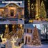 in,100FT 600 Lights,8 Wire,2 Inch Fairy Lights Plug LEDs Waterproof Led String Modes Remote Twinkle Light for Bedroom