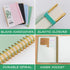 Hardcover Spiral Notebook, 8.5 x 11 IN, College Ruled, 300 Pages, 110 GSM Thick Lined Paper, for Work, School