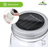 Set 2 5.2" 3" SteadyDoggie Solar Mason Jar Lights - of Magical Patio Lights in Glass Lanterns - Hang Them Anywhere