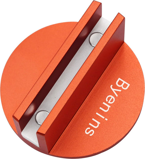 Large Slotted Universal Magnetic Jack Pad Adapter (Orange) for Most Model Cars