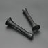 Ravinte Door Stoppers, 18 Pack Black Spring Door Stops with Rubber Bumper, Door Stoppers for Bottom of Door