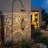Hapjoy 1) Moroccan Hanging Solar Lights Outdoor Garden Decor Sun and Moon Decorations Solar Lantern Waterproof