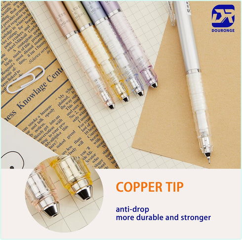 Gel Pens 12 Pcs Fine Tip 0.5mm Black Ink, Smooth Writing Ball Point Pens for Journaling, Cute Aesthetic Office Gifts