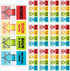 PerKoop 16 Boxes Sign Here Tabs, Notarize Initial Here Stickers, 100 Pcs Each Box for Office School