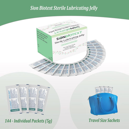 Packets 144 Packs (5g Water-Based Lubricant, Professional Lube in Single for Hospitals and Clinics Use, Lubricating