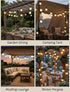25FT G40 27 Bulbs,Outdoor Frosted Christmas Lights,Globe Christmas Lights with Frosted White String Lights for Outside