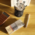 Gel Pens 12 Pcs Fine Point 0.5mm Black, Japanese Retractable Gel Ink Rollerball Pens, Premium Fast Dry Transparent Body