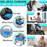 Helishy 1.65inch Tailbone Gel Seat Cushion for Long Sitting - Double Thick Cooling Egg Cushion for Back, Hip, Sciatica