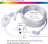 Areful 16.4 8 Feet Flat Flexible LED Rope Lights, Color Changing RGB Strip Light with Remote Control, Colors Multiple