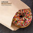(200 Pack), Commercially Paper Sandwich Bags Kraft Brown Compostable Food Grade Unbleached Kraft Paper for Bakery