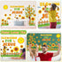 gisgfim Sunflower Bulletin Board Decoration Set, Religious Cutouts for Classroom Welcome Blooming for Jesus