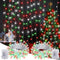 Red White Green Christmas String Lights Battery Operated, 2 Pack 100 LED