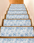 LBCASA Stair Treads Non Slip Indoor for Wooden Steps, Blue Nautical Ship 4