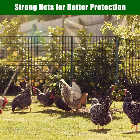 Elementool 16 2x3 inch 24 50 Gauge Hardware Cloth x ft Chicken Wire Fence Galvanized Steel Mesh Rolled Fencing