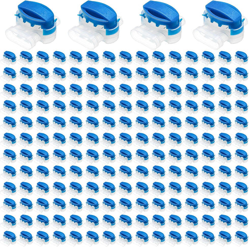 TOODOO 180 Pieces 3 Way Wire Connectors, Electrical IDC 314-box, Self-Stripping Pigtail Connectors for 22-14 AWG Cables