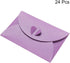 PATIKIL Mini Envelopes - 24 Pack Heart Clasp Tiny Storage for Wedding Greeting Party, Purple