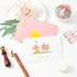 50 Pack Crisky Baby Shower Girl Thank You Cards with Envelopes Pink Baby Shower Greeting Notes Bulk (Cute Bear