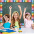 65ft Set BeYumi Colorful Bookshelf Border Trim - Back to School Books Rolled Border Trim Bookshelf Bulletin Board