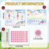 APIILVPQ 10 810" B01 Potty Training Chart with Reward Stickers, Potty Chart for Toddlers Girls, Rainbow Reward Training