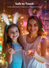 39 100 8 Pink + Multicolor Mini String Lights, Feet LED Pastel Mini Lights with Lighting Modes, Connectable Twinkly