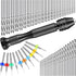 95 Pieces Hand Drill Bits Set, Black Pin Vise Hand Drill, 74 Micro Twist Drill Bits & 20 PCB Mini Drill Bits
