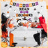 Pasimy Halloween Bulletin Board Decorations Set, Spider Bat Ghost Pumpkin Cutouts for Halloween Party Supplies