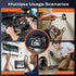 4.3" 1920P 7.9mm IP67 8+1 16.5FT Borescope Dual Lens Endoscope Camera with Light, IPS HD Inspection Camera, Waterproof