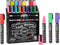 Loddie Doddie Liquid Chalk Markers, Dust Free Chalk Pens, 6mm Reversible Bullet & Chisel Tip, Pack of 16