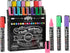 Loddie Doddie Liquid Chalk Markers, Dust Free Chalk Pens, 6mm Reversible Bullet & Chisel Tip, Pack of 16