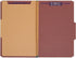 Smead Pressboard Classification File Folder with SafeSHIELD Fasteners, 1 Divider, 2" Expansion, Legal Size, Red, 10 per