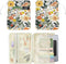 Book Sleeve for Book Lovers Paperbacks, Book Protector Cover Bag with Zipper, Waterproof PU Leather Bible Cover Case