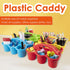 Classroom Caddy, 12x9.5x5.1 inches, Assorted Colors, Case of 6 Small Caddy