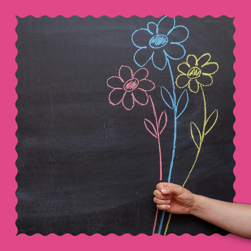 Whaline 65.6ft Valentine's Day Bulletin Board Borders, 4 Rolls Pink Series Die-Cut Strips for School Office Chalkboard