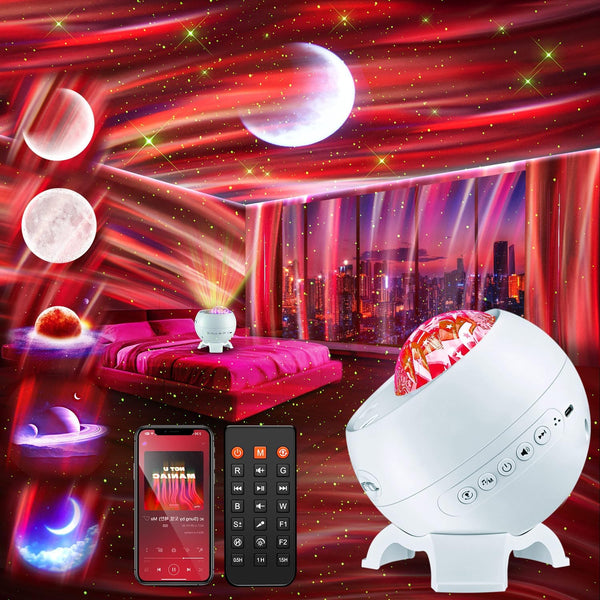 Staryou Galaxy Projector Northern Lights Projector,180 Lighting Modes Galaxy Light Projector, 15 White