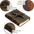Leather Bound Journal for Men and Women, Handmade Gift Set with Tree of Life Embossed Journal