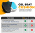 Tailbone EcoNour Gel Seat Cushion Office Chair Cushions for Sciatica & Pain Relief Coccyx Memory Foam Desk Chair