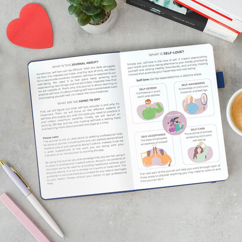 Clever Fox Self-love Journal Guided Self-Discovery Log for Self-care, Reflection & Self-help, Mental Health, Gratitude