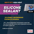 Rutland 500°F RTV High Heat Silicone Sealant, Black, USA-Made Gasket Maker